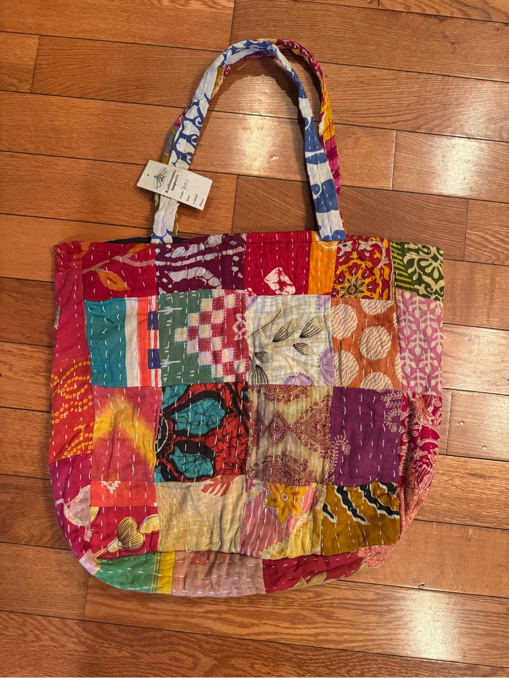 NWT Kathmandu Imports Boho Kantha Patchwork Tote Bag – Multi